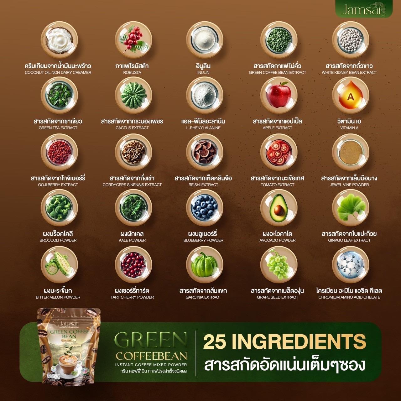 β Jamsai Green Bean Coffee