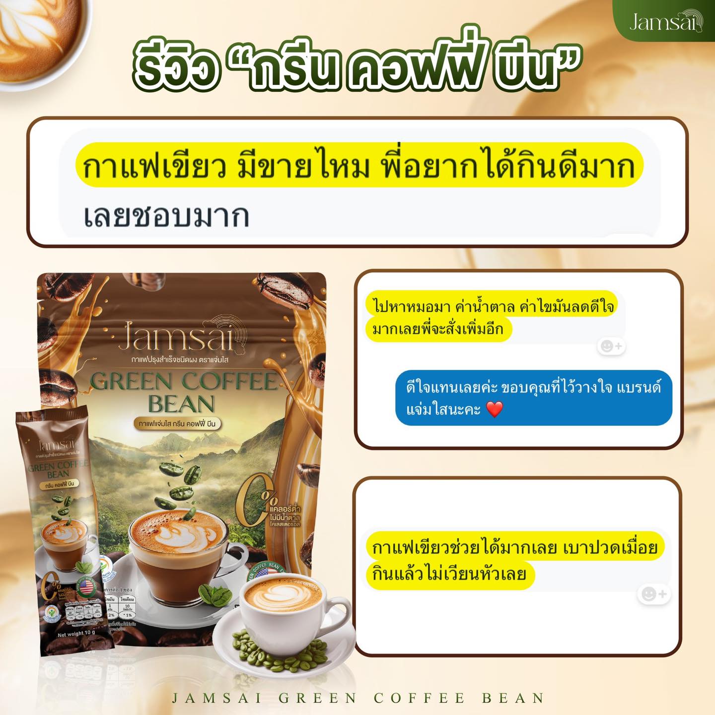 β Jamsai Green Bean Coffee