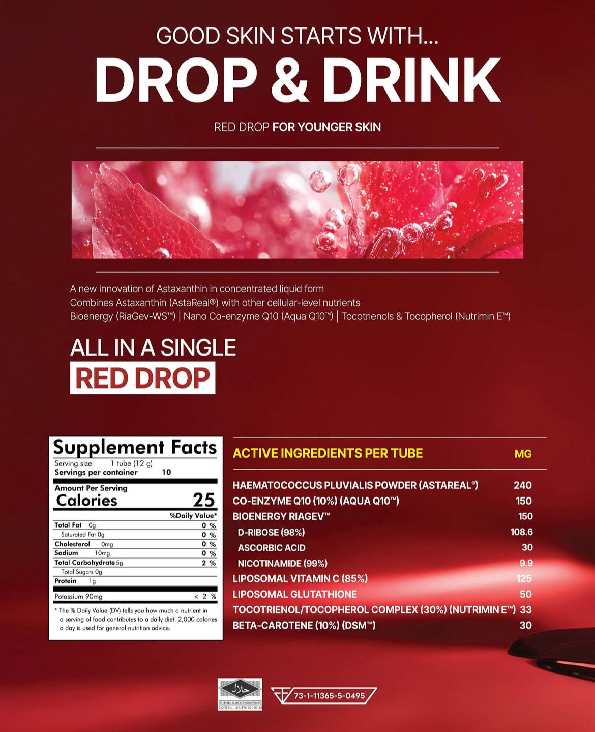 Concentrated Liquid Asta Drink by BioActive