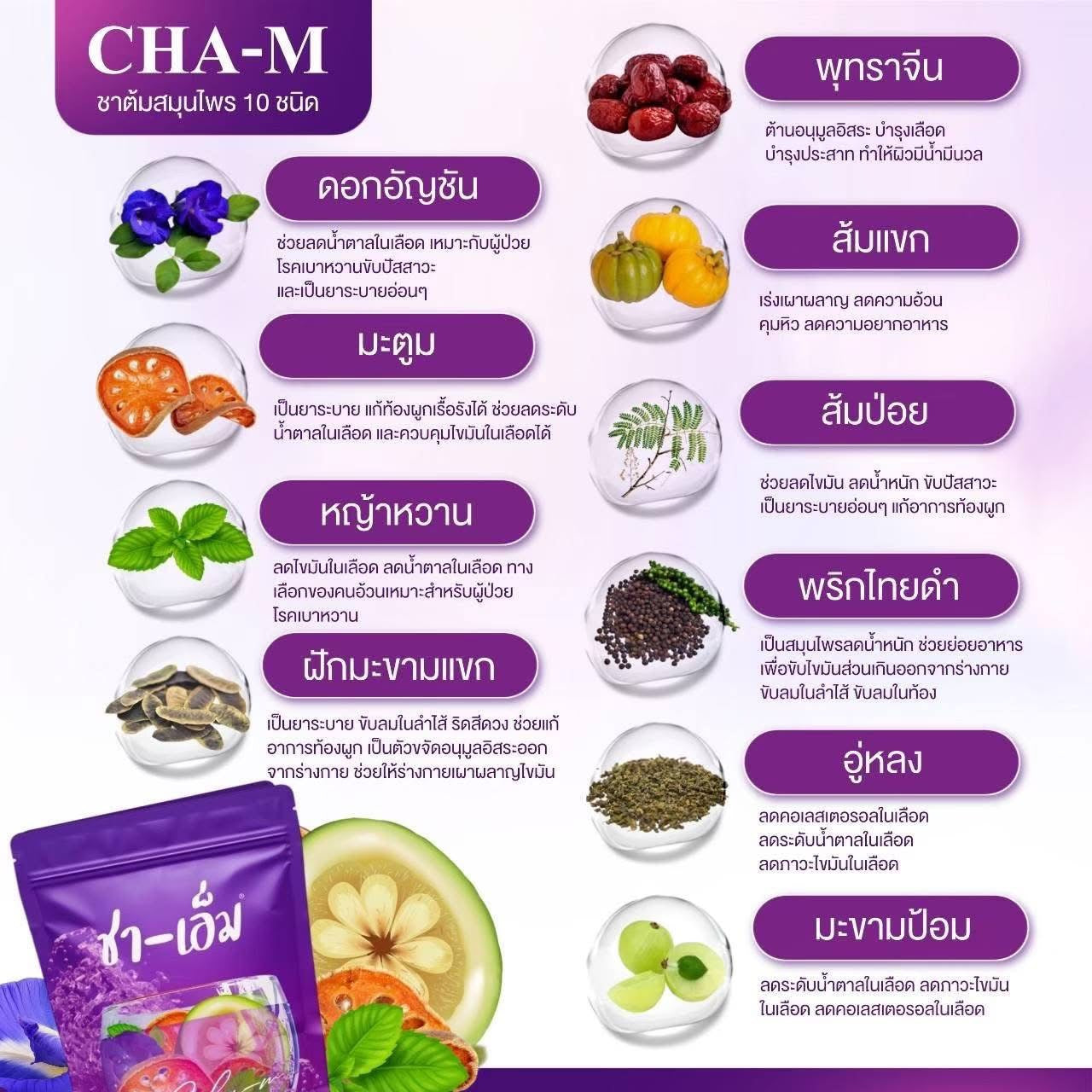 CHA-M Herbal Infusion Tea